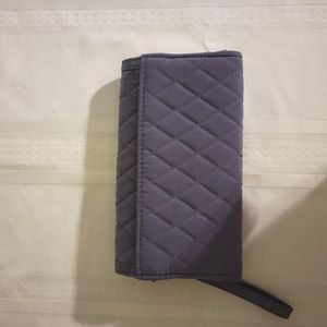 Vera Bradley Carbon Grey Clutch Wallet